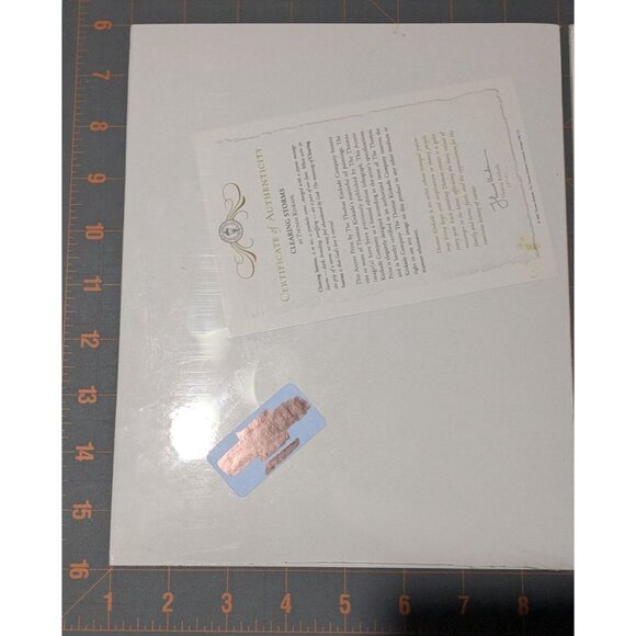 Thomas Kinkade Lighthouse Prints 10x8 Certificate of Authenticity costal sea - Picture 13 of 16